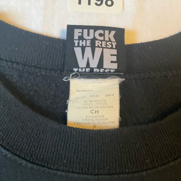 Breezy Excursion Men’s Long Sleeve Sweater size S, Black, F The Rest We The Best - Picture 5 of 8